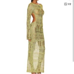 Jaded London Moss Green Dress (Sold Out Online)